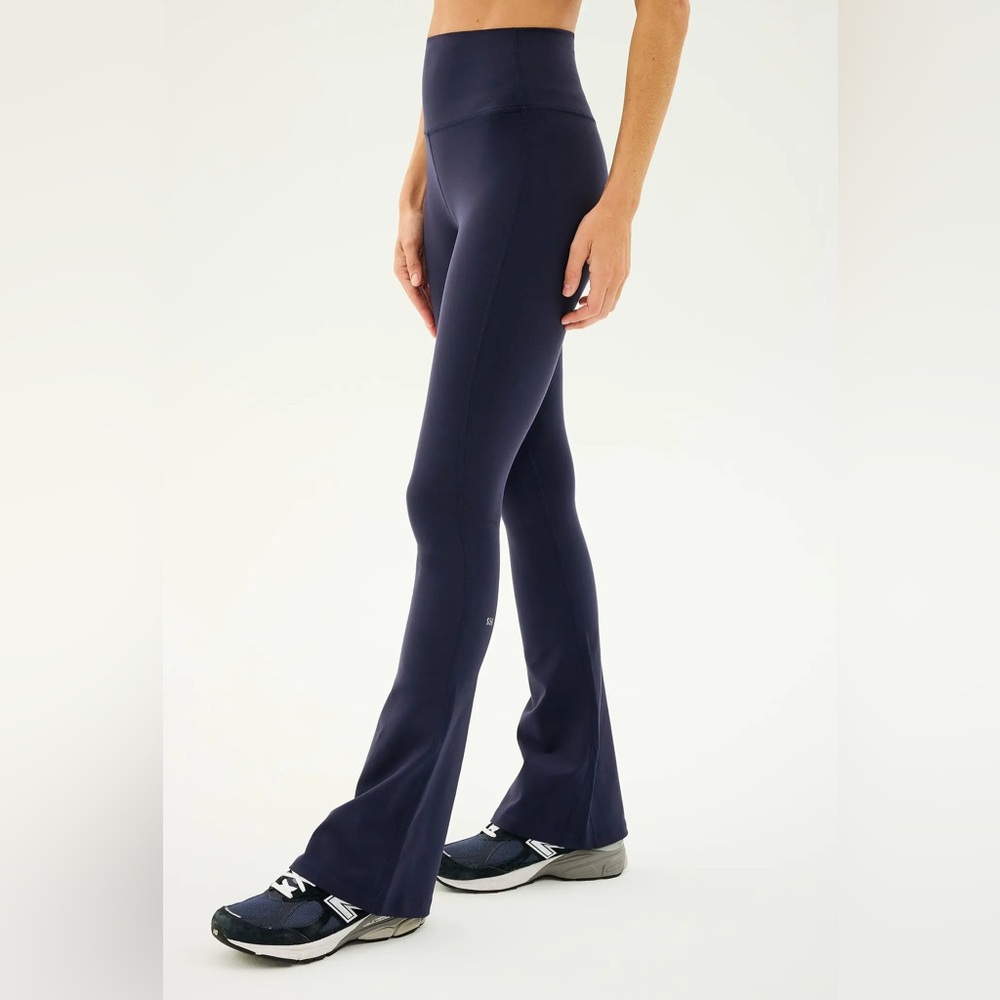 Splits59 Raquel High Waisted Flare Leggings Indigo Size Small